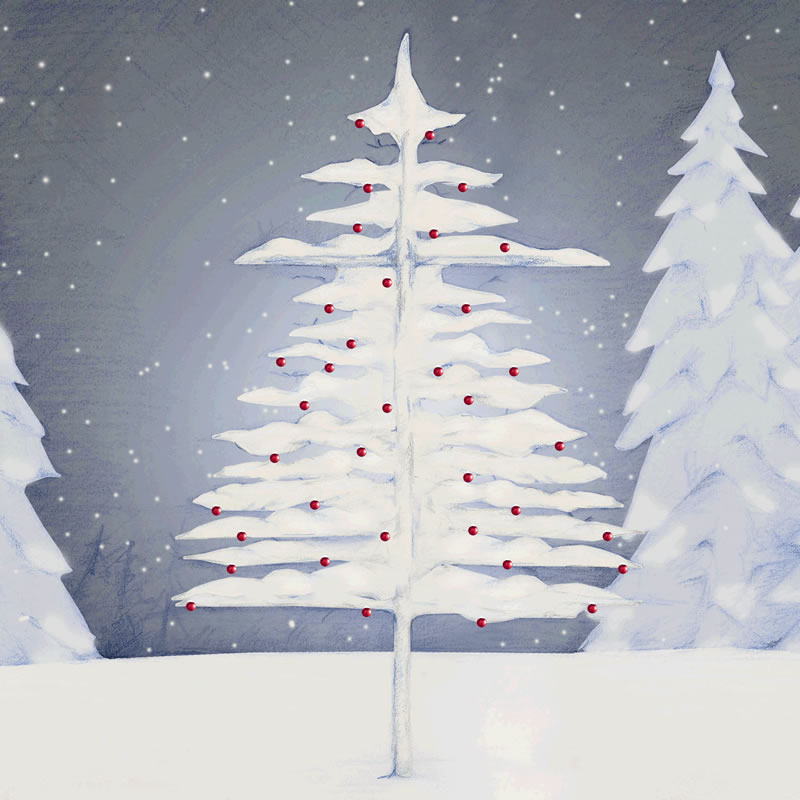 Christmas Tree sketch by Erin Shamblin