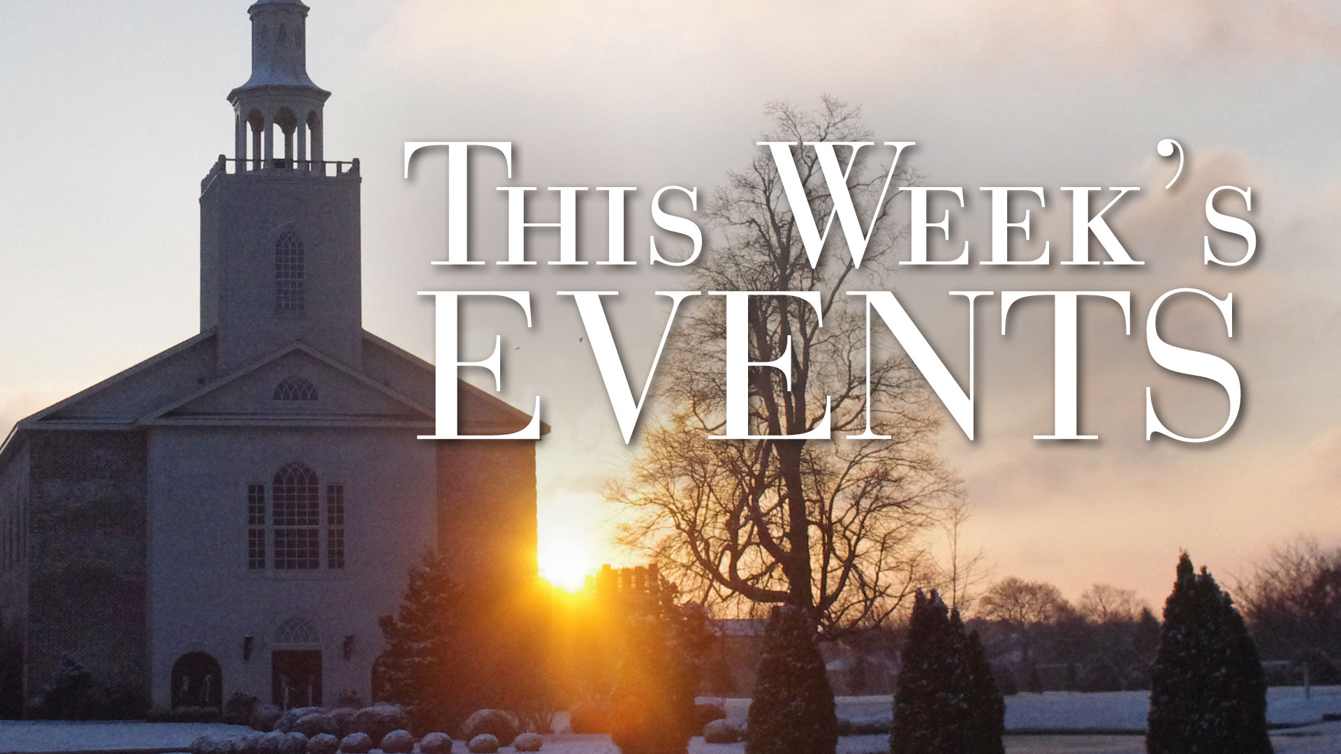 This Week's Events Remnant Fellowship News